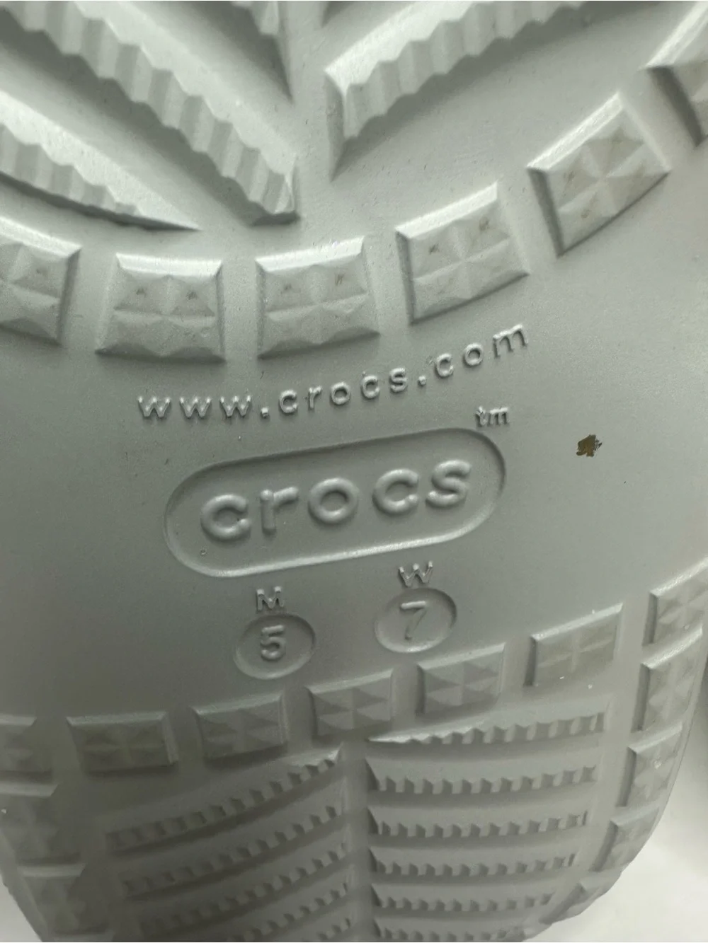 NEW Crocs Unisex Crush Glitter Boots in Atmosphere Colorway W7, M5
